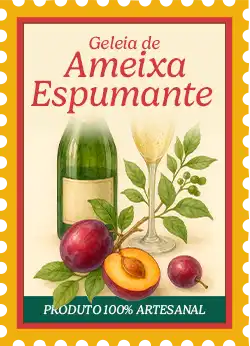 Geleia de Ameixa com Espumante