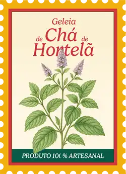 Geleia de Chá de Hortelã