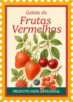 Geleia de Frutas Vermelhas