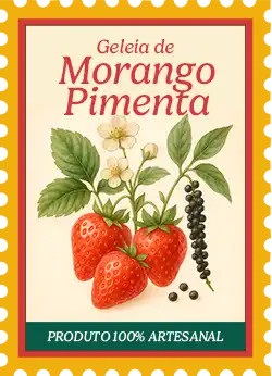Geleia de Morango com Pimenta