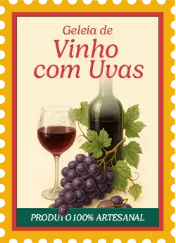 Geleia de Vinho com uvas